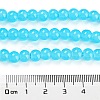 Baking Paint Imitation Jade Glass Round Bead Strands DGLA-Q021-6mm-06-5