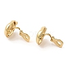 Alloy Clip-on Earring Findings FIND-L015-010G-2