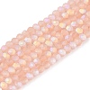 Transparent Glass Beads Strands EGLA-A044-T1mm-MB21-1