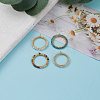 Natural Mixed Gemstone Pendants PALLOY-JF00590-5