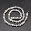 Electroplate Synthetic Crackle Quartz Bead Strands X-EGLA-J067-6mm-AB01-2