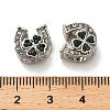 Alloy Rhinestone European Beads FIND-Q115-09P-3