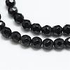 Natural Black Onyx Bead Strands G-R344-3mm-43-1
