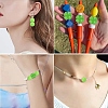 100Pcs 2 Styles Opaque Acrylic Beads SACR-YW0001-73-6