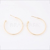 Brass Stud Earrings X-KK-T038-218G-2