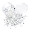 Transparent Glass Cabochons GGLA-CD0001-03-1