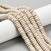 Natural Fossil Beads Strands G-Q159-B34-01-1