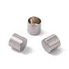Tarnish Resistant 201 Stainless Steel Cord Ends STAS-G288-01F-P-4