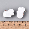 Opaque Resin Pendants RESI-N046-01-4