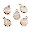 Natural Rose Quartz Faceted Pendants G-U019-05G-09-1