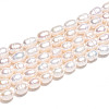 Natural Cultured Freshwater Pearl Beads Strands PEAR-N012-05Y-01-5
