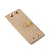 PU Leather Foldable Ponytail Holder Hair Cuff OHAR-WH0021-28B-2