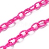 Personalized Nylon Cable Chain Necklaces NJEW-JN02940-01-3