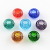 120 Faceted Glass European Beads GPDL-R014-M-1