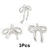 3Pcs 3 Styles Brass Pendants KK-YW0003-66S-1