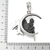 304 Stainless Steel Pendants STAS-B077-02AS-01-3