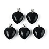 Natural Obsidian Pendants G-T143-49A-1