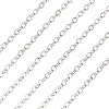 Brass Coated Iron Flat Cable Chains CH-TAC0007-02S-3