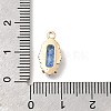 Brass Glass Charms KK-U061-10G-02-3