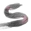 Transparent Gradient Color Glass Beads Strands GLAA-H021-01A-12-1