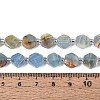 Natural Blue Calcite Beads Strands G-P534-A24-01-5