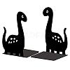Non-Skid Iron Bookend Display Stands AJEW-WH0548-023-1