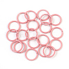 Spray Painted Iron Open Jump Rings IFIN-F149-B08-2