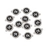 Alloy Enamel Links Connectors ENAM-TAC0003-01S-02M-3
