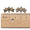 Bowknot Alloy Links connectors LS-EA11930Y-AB-3