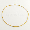 304 Stainless Steel Box Chain Necklaces X-NJEW-R223-01-1