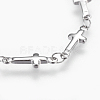 Tarnish Resistant 304 Stainless Steel Link Chain Bracelets BJEW-P239-07-2