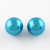 Round ABS Plastic Imitation Pearl Beads OACR-R053-18-1