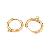 316 Stainless Steel Huggie Hoop Earring Findings EJEW-B158-01C-G-2