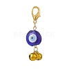 Evil Eye Handmade Lampwork Pendant Decoration HJEW-JM00839-2