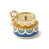Brass Enamel Pendants KK-L239-045G-03-1