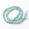 Natural Amazonite Beads Strands G-J376-17-10mm-2