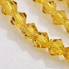Bicone Glass Beads Strands LS-EGLA-P016-4mm-07-3