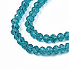 Glass Beads Strands EGLA-A034-T1mm-D27-4