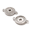 925 Sterling Silver Connector Charms STER-H110-03P-2