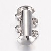 Tarnish Resistant 304 Stainless Steel Slide Lock Clasps LS-STAS-G071-51P-1