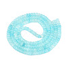 Ombre Effect Dyed Glass Beads Strands GLAA-Q106-05A-A07-2