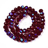 Electroplate Glass Beads Strands EGLA-A034-T8mm-L21-2