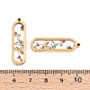304 Stainless Steel Epoxy Resin Pendants STAS-T072-33-4