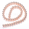 Electroplate Non-magnetic Synthetic Hematite Bead Strands X-G-Q466-3mm-03-2