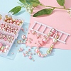 497Pcs 5 Style Rainbow ABS Plastic Imitation Pearl Beads OACR-YW0001-09C-8