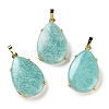 Natural Amazonite Pendants G-U002-01G-B-1
