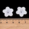 Plating Opaque Acrylic Imitation Shell Bead Cap OACR-P039-03C-3