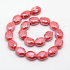 Electroplate Glass Beads Strands EGLA-J107-E08-2