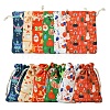 12Pcs 6 Styles Christmas Theme Cloth Printed Storage Bags ABAG-FS0001-09-1