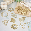  DIY Geometry Earring Making Kit DIY-TA0005-30-6